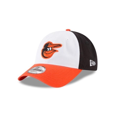 Black Baltimore Orioles Hat - New Era MLB Core Fit 49FORTY Fitted Caps USA2567910